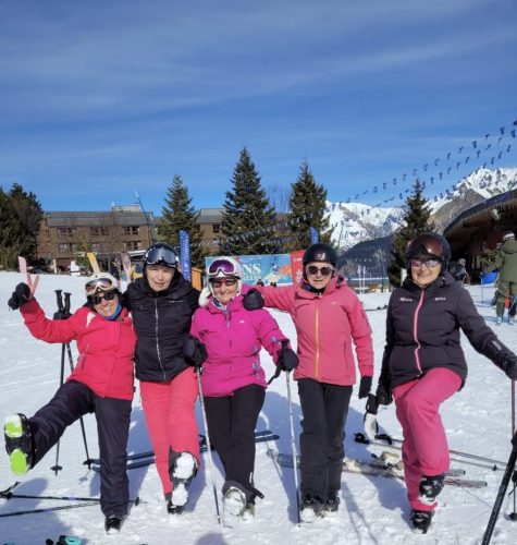 Échauffement « Flamants Rose » avant la reprise