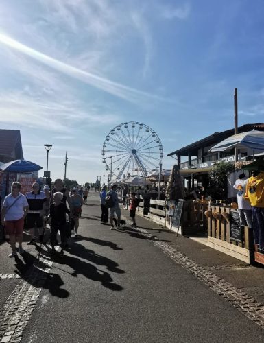 La grande roue de Biscarosse-Plages.
